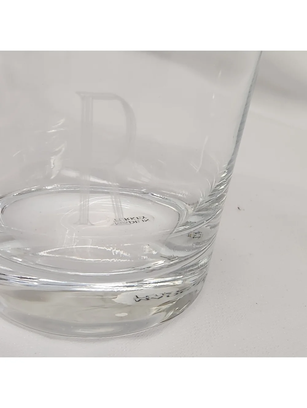 Crystal Whiskey Glasses/Set Of 4 Made In Turkey Etched 